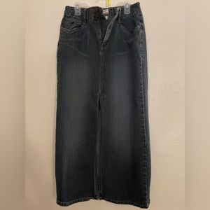 No Boundaries Ankle Denim Skirt Size 7